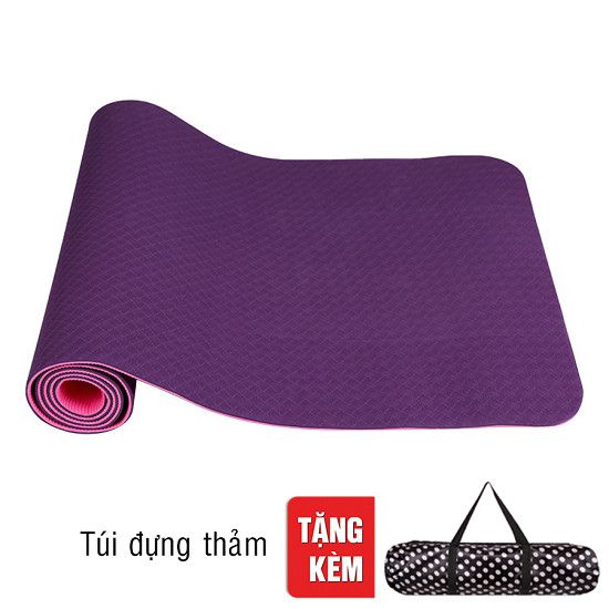 Thảm Tập Yoga Eco Friendly TPE - Xanh Dương Đậm (6mm)